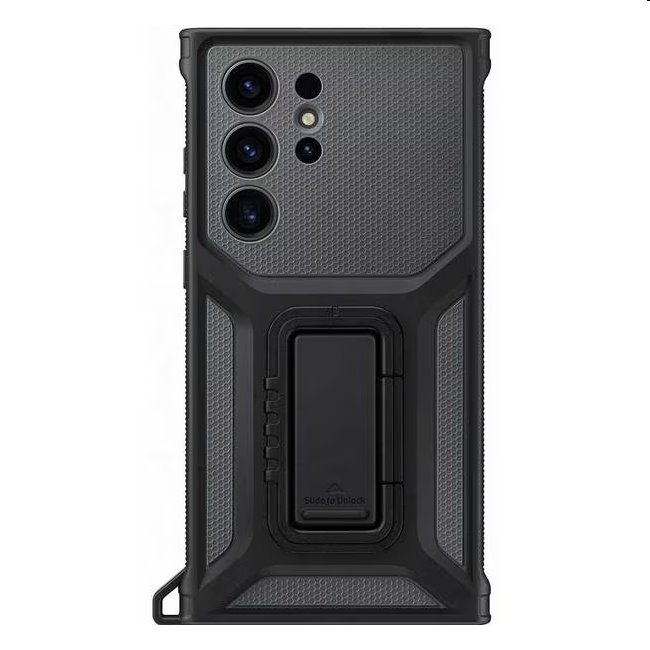 Pouzdro Rugged Gadget pro Samsung Galaxy S23 Ultra, titan (s odnímatelným úchytem) Pouzdro Rugged Gadget pro Samsung Galaxy S23 Ultra, titan (s odnímatelným úchytem)