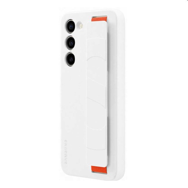 Pouzdro Silicone Grip Cover pro Samsung Galaxy S23 Plus, white