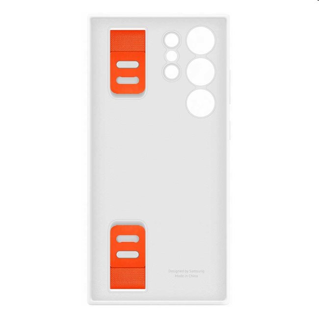 Pouzdro Silicone Grip Cover pro Samsung Galaxy S23 Ultra, white Pouzdro Silicone Grip Cover pro Samsung Galaxy S23 Ultra, white