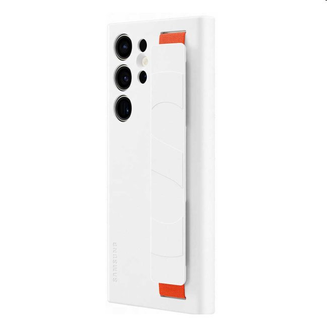 Pouzdro Silicone Grip Cover pro Samsung Galaxy S23 Ultra, white Pouzdro Silicone Grip Cover pro Samsung Galaxy S23 Ultra, white