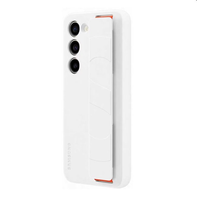 Pouzdro Silicone Grip Cover pro Samsung Galaxy S23, white