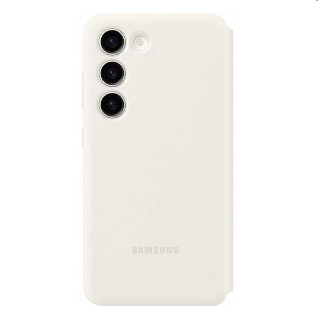 Pouzdro Smart View Wallet pro Samsung Galaxy S23, cream