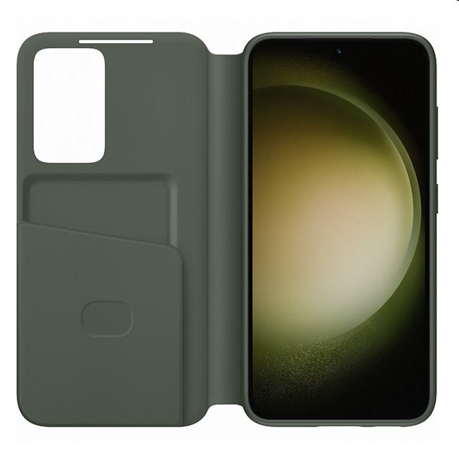 Pouzdro Smart View Wallet pro Samsung Galaxy S23, khaki Pouzdro Smart View Wallet pro Samsung Galaxy S23, khaki