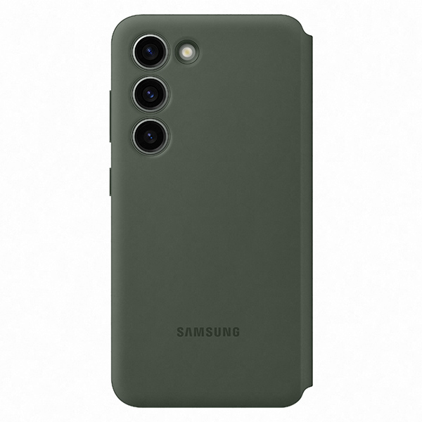 Pouzdro Smart View Wallet pro Samsung Galaxy S23, khaki Pouzdro Smart View Wallet pro Samsung Galaxy S23, khaki
