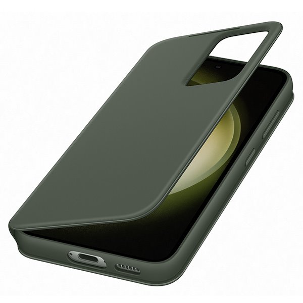 Pouzdro Smart View Wallet pro Samsung Galaxy S23, khaki Pouzdro Smart View Wallet pro Samsung Galaxy S23, khaki
