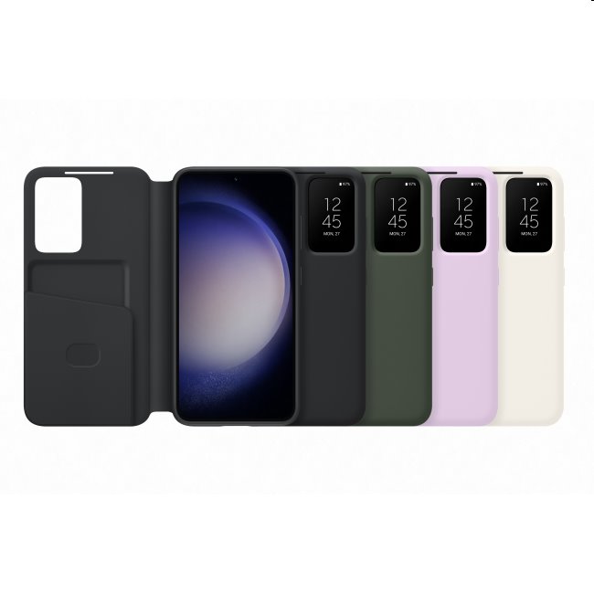 Pouzdro Smart View Wallet pro Samsung Galaxy S23, lilac