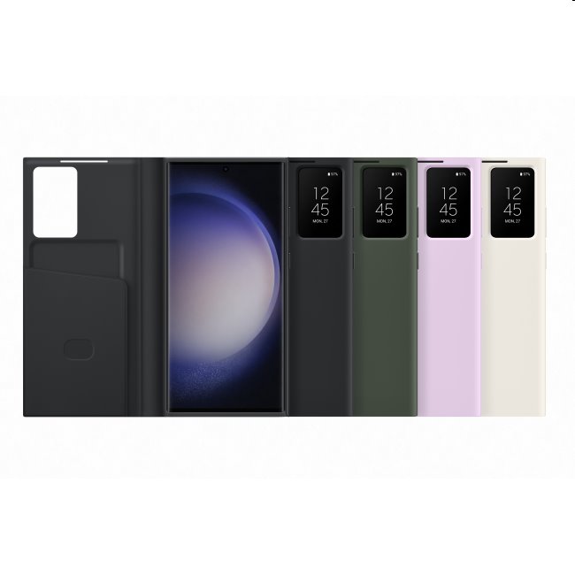 Pouzdro Smart View Wallet pro Samsung Galaxy S23 Ultra, black