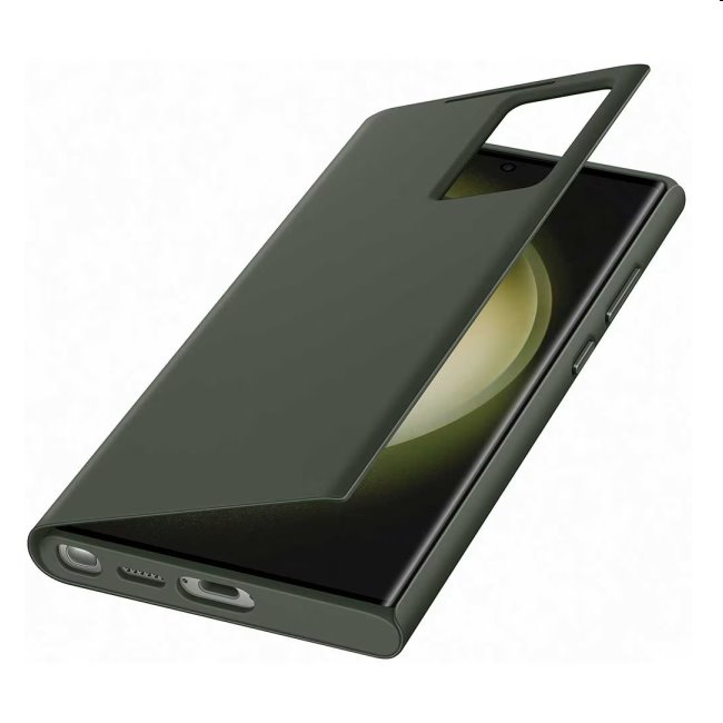 Pouzdro Smart View Wallet pro Samsung Galaxy S23 Ultra, khaki Pouzdro Smart View Wallet pro Samsung Galaxy S23 Ultra, khaki