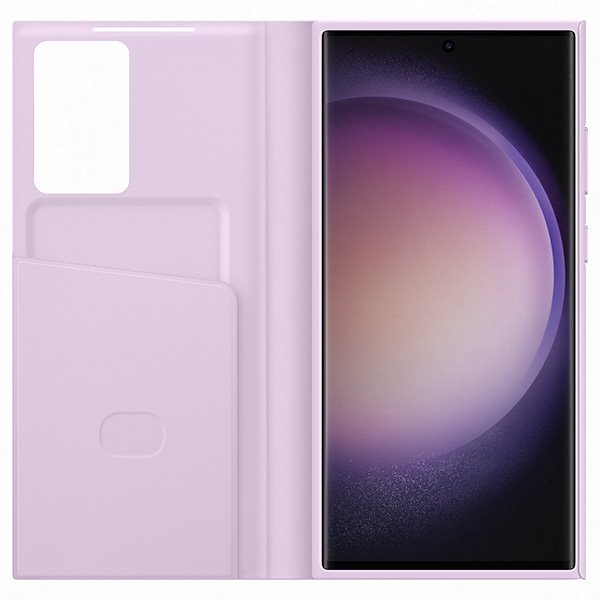 Pouzdro Smart View Wallet pro Samsung Galaxy S23 Ultra, lilac Pouzdro Smart View Wallet pro Samsung Galaxy S23 Ultra, lilac