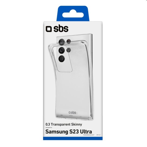 SBS pouzdro Skinny pro Samsung Galaxy S23 Ultra, transparentní