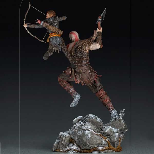 Socha Kratos and Atreus Art Scale 1/10 (God of War)