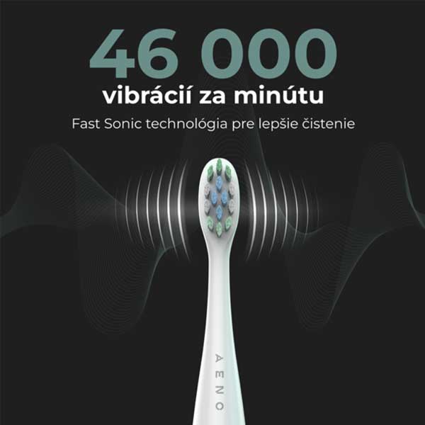 Aeno Sonický zubní kartáček SMART DB1S, bílý Aeno Sonický zubní kartáček SMART DB1S, bílý