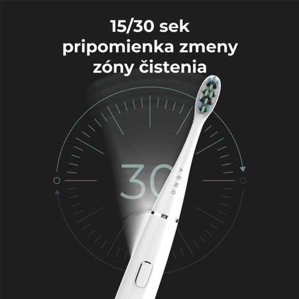Aeno Sonický zubní kartáček SMART DB1S, bílý Aeno Sonický zubní kartáček SMART DB1S, bílý