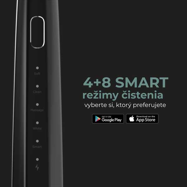 Aeno Sonický zubní kartáček SMART DB2S, černá Aeno Sonický zubní kartáček SMART DB2S, černá