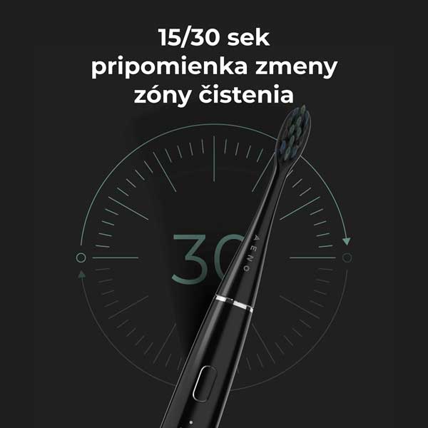 Aeno Sonický zubní kartáček SMART DB2S, černá