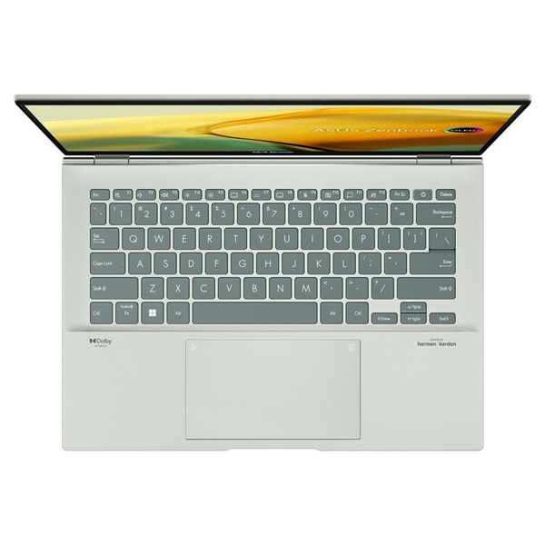 ASUS Zenbook i7-1260P 16GB 1TB-SSD 14" 2,8K Iris Xe Win11, Aqua Celadon ASUS Zenbook i7-1260P 16GB 1TB-SSD 14" 2,8K Iris Xe Win11, Aqua Celadon