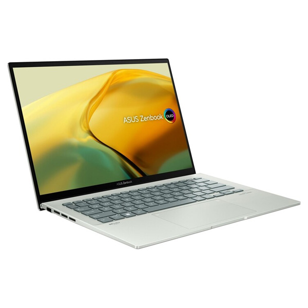 ASUS Zenbook i7-1260P 16GB 1TB-SSD 14" 2,8K Iris Xe Win11, Aqua Celadon ASUS Zenbook i7-1260P 16GB 1TB-SSD 14" 2,8K Iris Xe Win11, Aqua Celadon