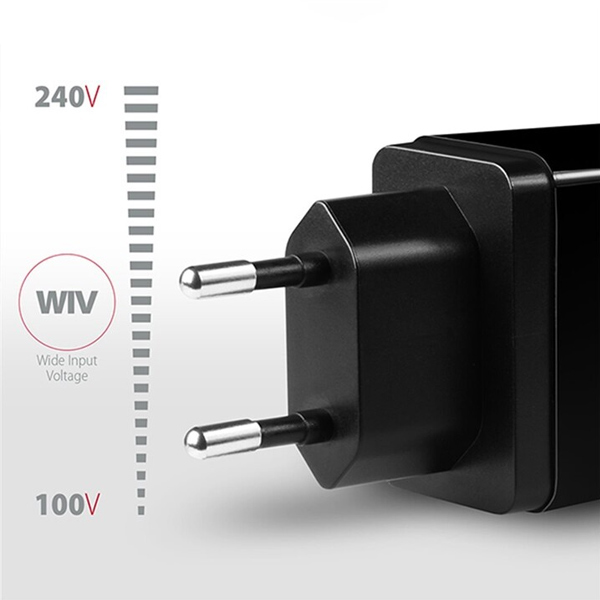 AXAGON ACU-QS24 sieťový adaptér Smart 5 V 1,2 A + 1x QC3.0, 24 W, F AXAGON ACU-QS24 sieťový adaptér Smart 5 V 1,2 A + 1x QC3.0, 24 W, F