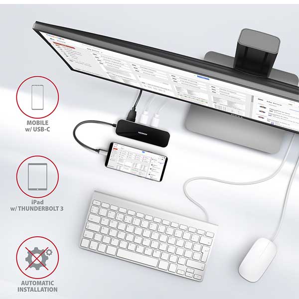 AXAGON HMC-6GL 3x USB-A, HDMI, RJ-45, USB 3.2 Gen 1 hub, PD 100W, 20cm USB-C cable AXAGON HMC-6GL 3x USB-A, HDMI, RJ-45, USB 3.2 Gen 1 hub, PD 100W, 20cm USB-C cable