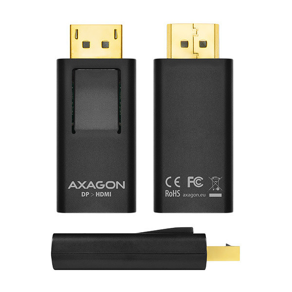 AXAGON RVD-HI, DisplayPort na HDMI redukce mini adapter, FullHD AXAGON RVD-HI, DisplayPort na HDMI redukce mini adapter, FullHD