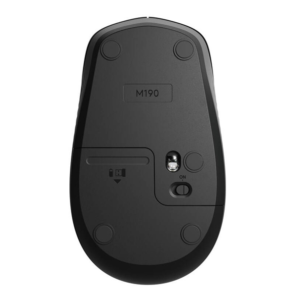 Bezdrátová myš Logitech M190 Full-size Wireless Mouse, černá