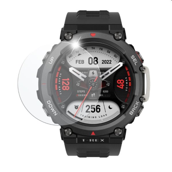 FIXED Ochranné tvzené sklo pro Amazfit T-Rex 2, 2 kusy FIXED Ochranné tvzené sklo pro Amazfit T-Rex 2, 2 kusy