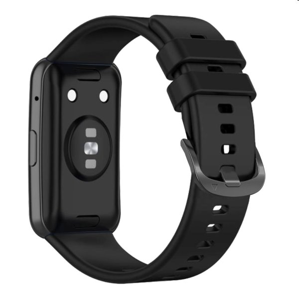 FIXED Silikonový řemínek pro Huawei Watch FIT, černý FIXED Silikonový řemínek pro Huawei Watch FIT, černý