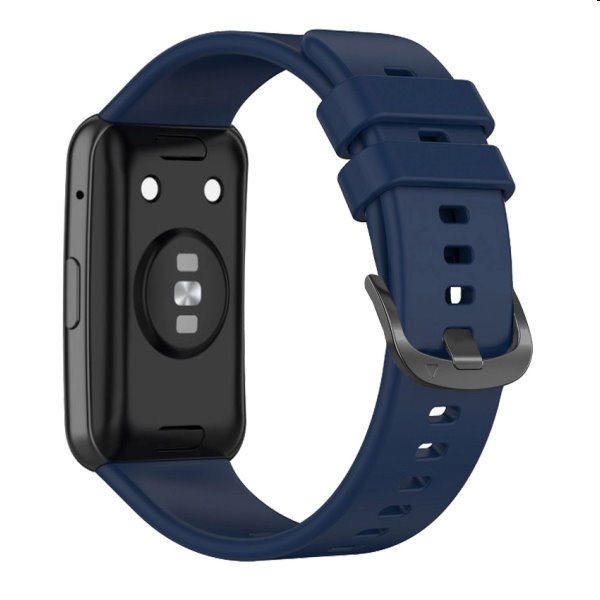 FIXED Silikonový řemínek pro Huawei Watch FIT, modrý FIXED Silikonový řemínek pro Huawei Watch FIT, modrý