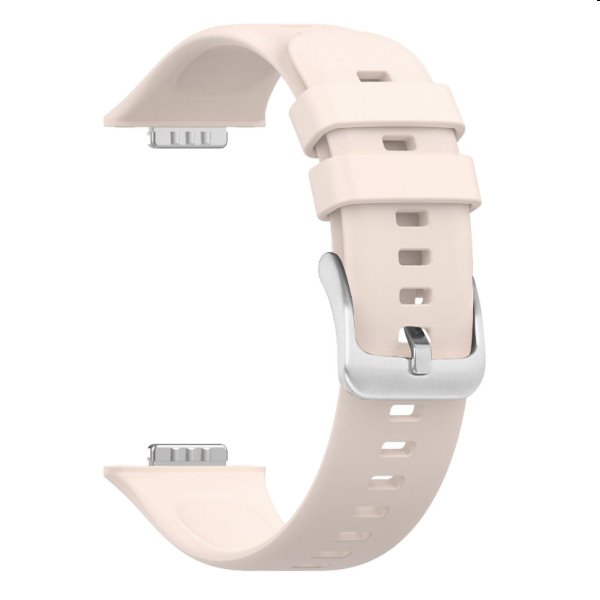 FIXED Silikonový řemínek pro Huawei Watch FIT2, růžový