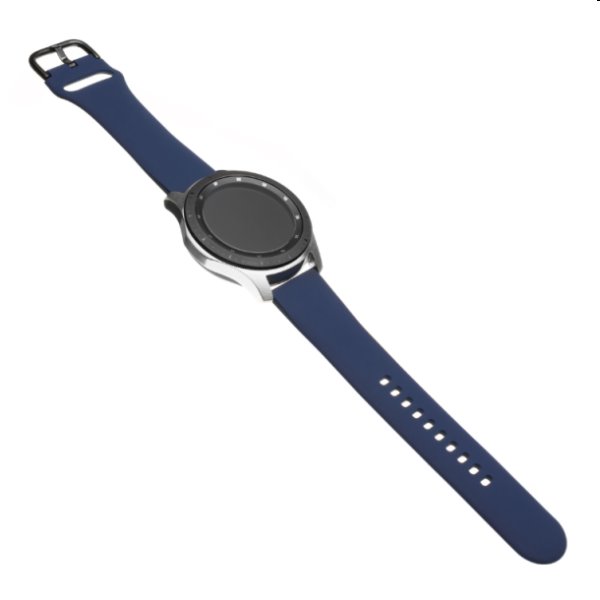 FIXED Silikonový řemínek s Quick Release o šířce 22 mm pro smartwatch, modrý FIXED Silikonový řemínek s Quick Release o šířce 22 mm pro smartwatch, modrý