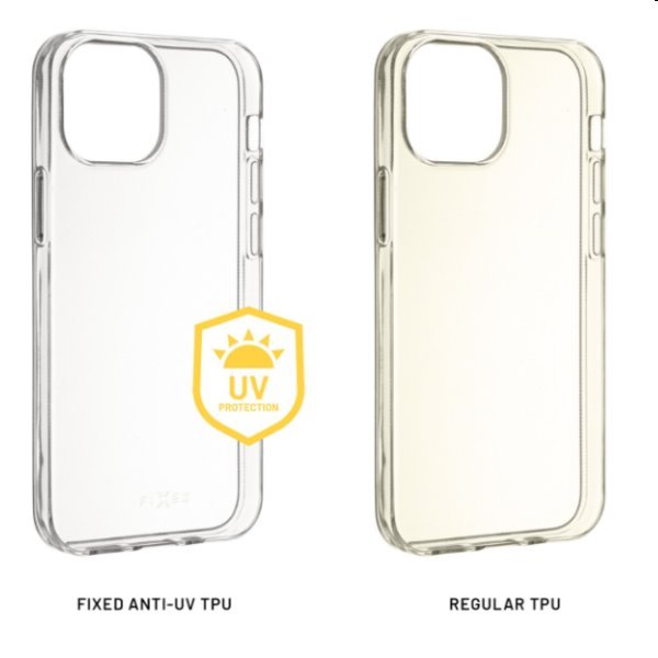 FIXED TPU Gelové pouzdro Slim AntiUV pro Samsung Galaxy S23 Plus, transparentní