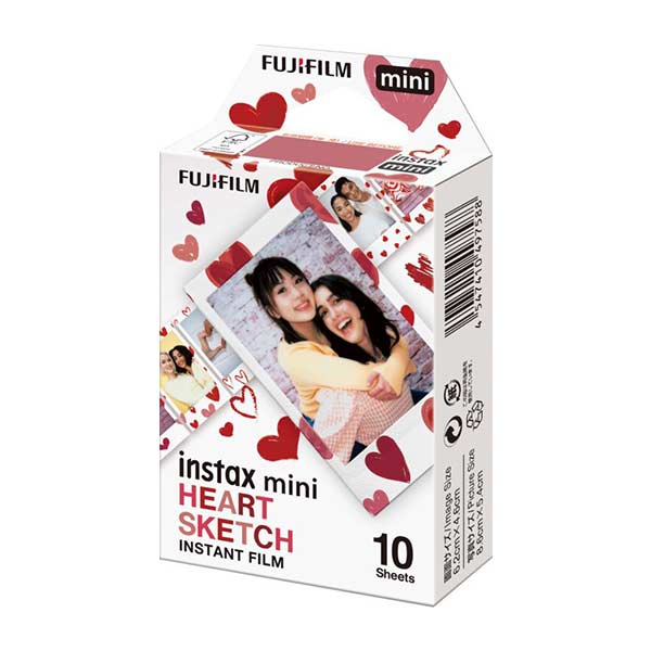 Fujifilm Instax Mini film "srdíčka"