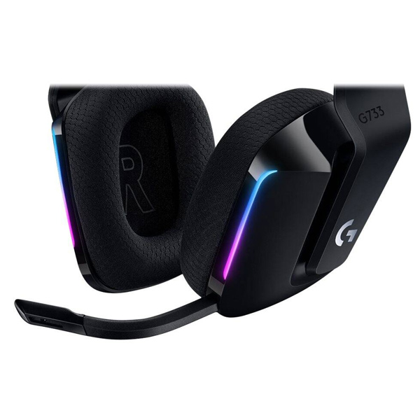 Logitech G733 LIGHTSPEED Wireless RGB Gaming Headset, Black Logitech G733 LIGHTSPEED Wireless RGB Gaming Headset, Black