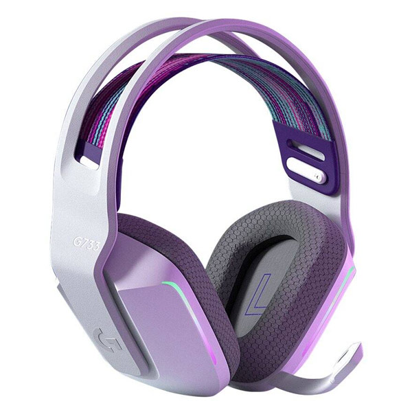 Logitech G733 LIGHTSPEED - bezdrátový RGB herní headset - bílá Logitech G733 LIGHTSPEED - bezdrátový RGB herní headset - bílá