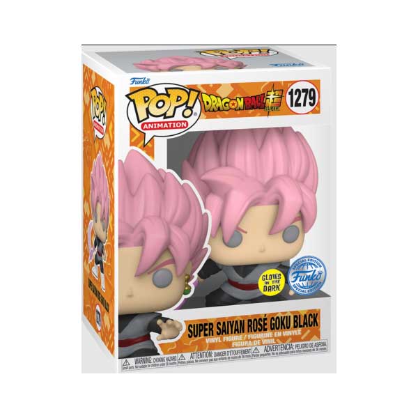 POP! Animation: Super Saiyna Rosé Goku Black (Dragon Ball) Special Edition (Glows in The Dark) POP! Animation: Super Saiyna Rosé Goku Black (Dragon Ball) Special Edition (Glows in The Dark)