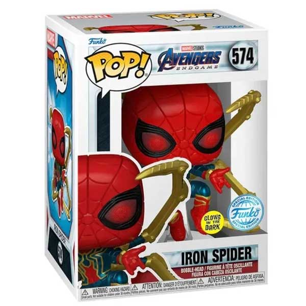 POP! Avengers Endgame: Iron Spider (Marvel) Special Edition (Glows in The Dark)