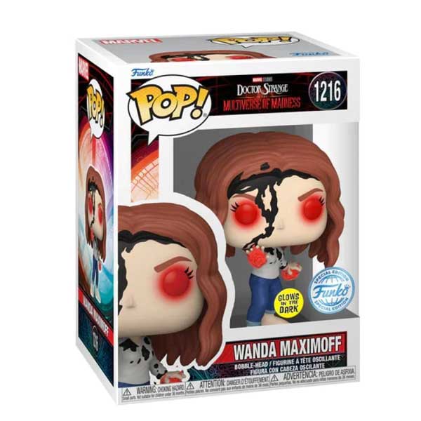 POP! Doctor Strange in the Multiverse of Madness: Wanda Maximoff (Marvel) Special Edition Glows in The Dark POP! Doctor Strange in the Multiverse of Madness: Wanda Maximoff (Marvel) Special Edition Glows in The Dark