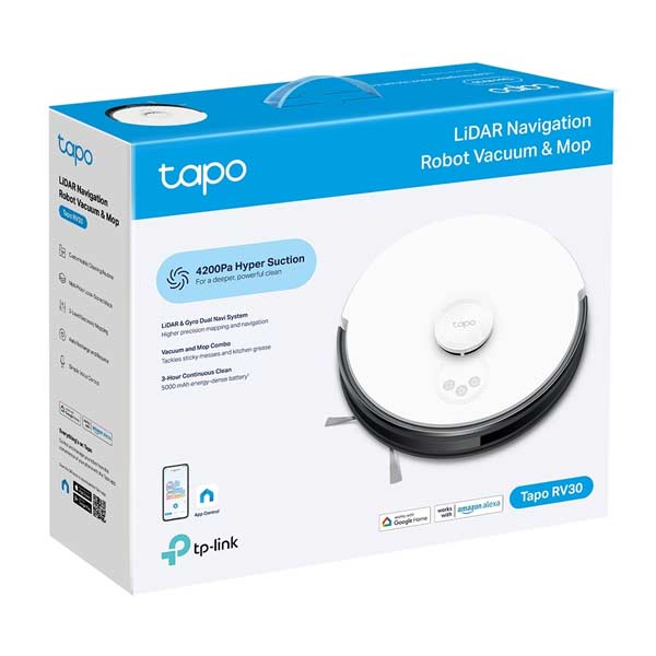Tp-link Tapo RV30, Robot Vacuum Cleaner Tp-link Tapo RV30, Robot Vacuum Cleaner