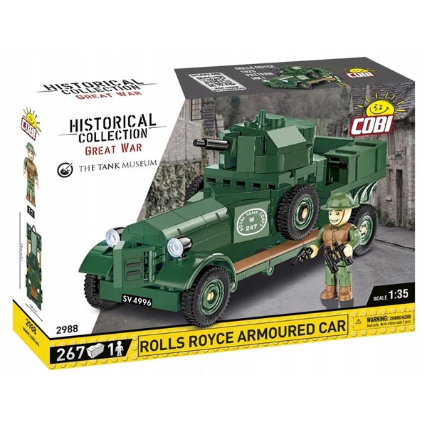 Cobi World War I obrněný vůz Rolls Royce Armoured Car