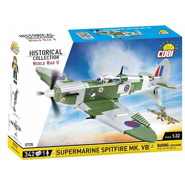 Cobi World War II letadlo Supermarine Spitfire MK.VB Cobi World War II letadlo Supermarine Spitfire MK.VB