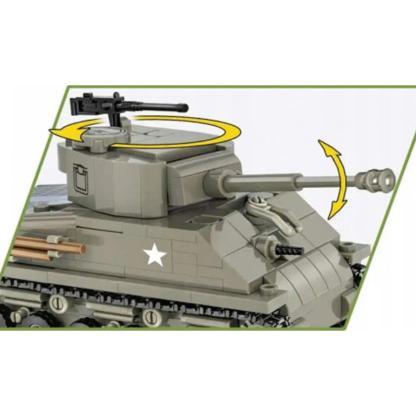 Cobi World War II tank M4A3E8 Sherman Cobi World War II tank M4A3E8 Sherman