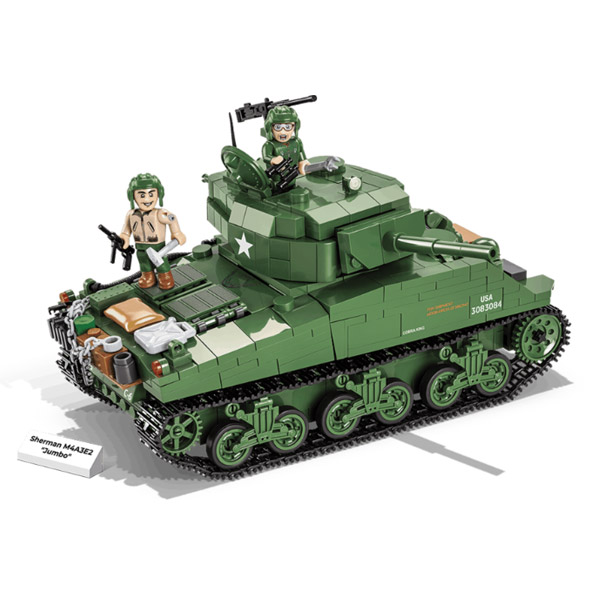 Tank Cobi World War II Sherman M4A3E2 Jumbo Tank Cobi World War II Sherman M4A3E2 Jumbo