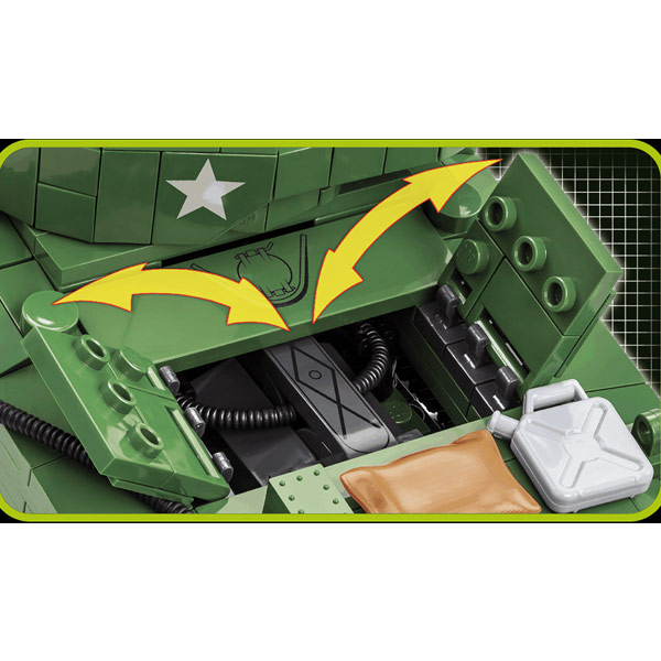 Tank Cobi World War II Sherman M4A3E2 Jumbo Tank Cobi World War II Sherman M4A3E2 Jumbo