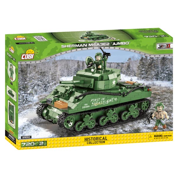 Tank Cobi World War II Sherman M4A3E2 Jumbo Tank Cobi World War II Sherman M4A3E2 Jumbo