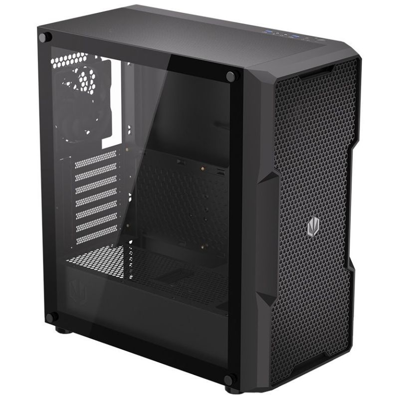 ENDORFY case Regnum 400 Air / ATX / 4x120mm / 2xUSB / presklená bočnice / černá
