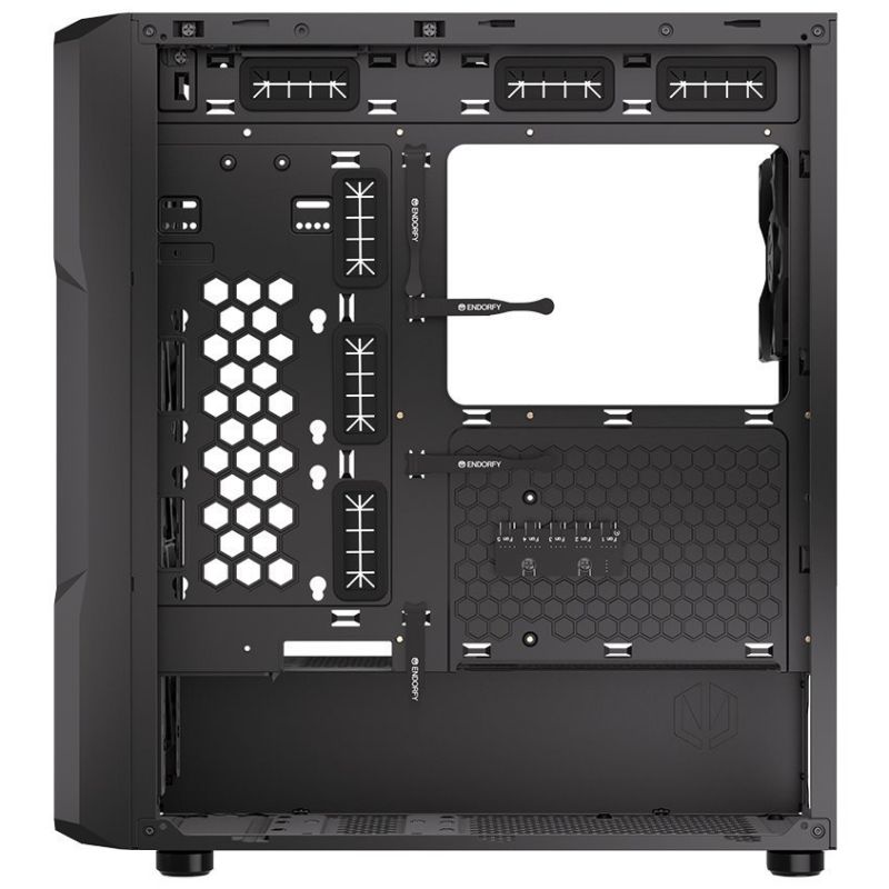 ENDORFY case Regnum 400 Air / ATX / 4x120mm / 2xUSB / presklená bočnice / černá