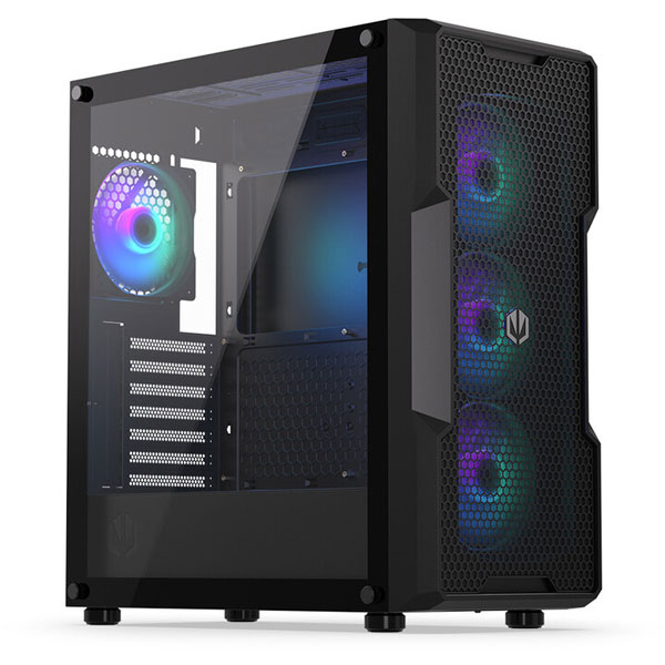 ENDORFY case Regnum 400 ARGB / ATX / 4x120mm ARGB / 2xUSB / presklená bočnice / černá