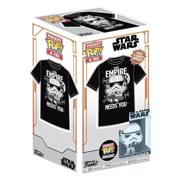 Funko Pocket Pop! & Tee (Child): Star Wars - Stormtrooper Funko Pocket Pop! & Tee (Child): Star Wars - Stormtrooper
