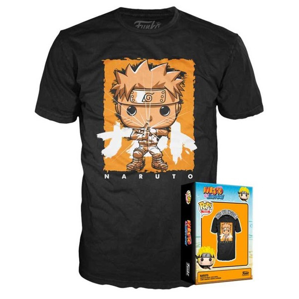 Funko Pop! Tees: Naruto Shippuden - Naruto T-Shirt (M)