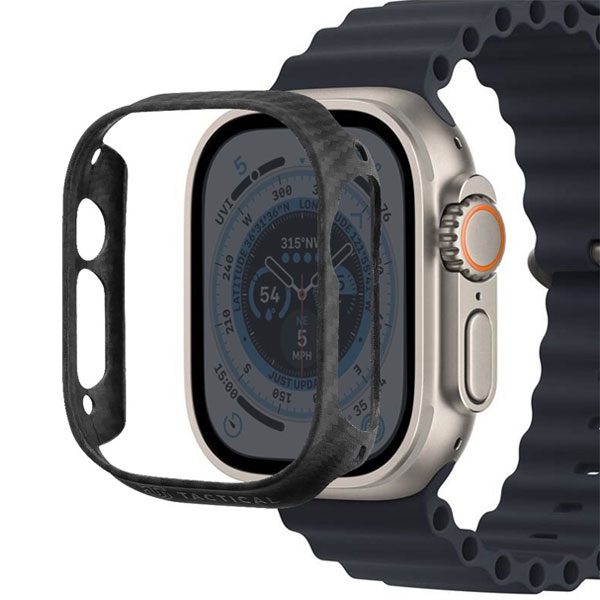 Kryt Tactical Zulu Aramid Apple Watch Ultra 49mm, černý